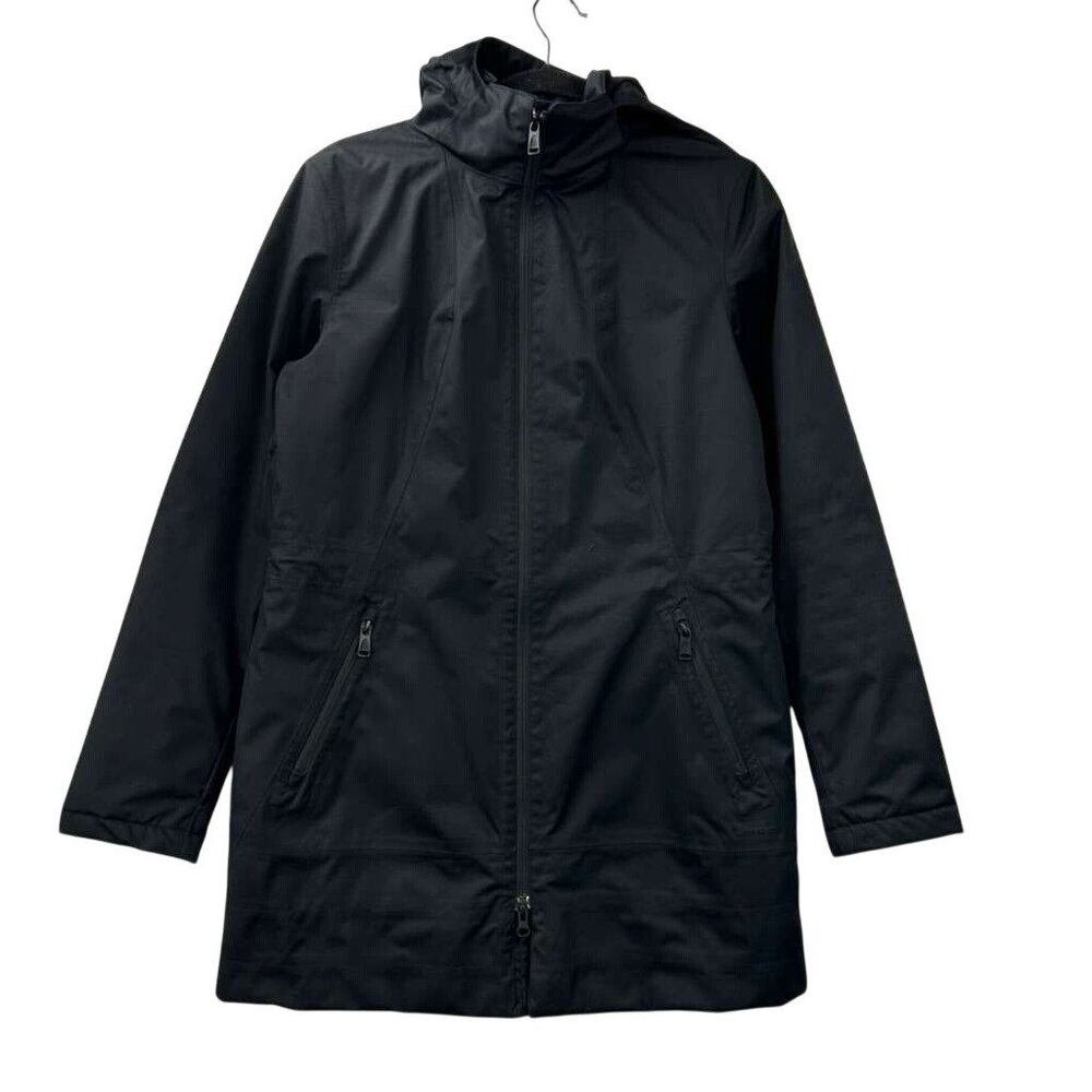 The North Face Women's Medium Black Hooded Insulated Ancha Parka Jacket Dryvent